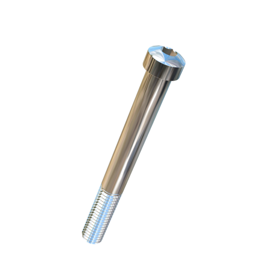 Titanium 7/16-14 X 4 UNC Fillister Head, Socket Drive, Allied Titanium Cap Screw